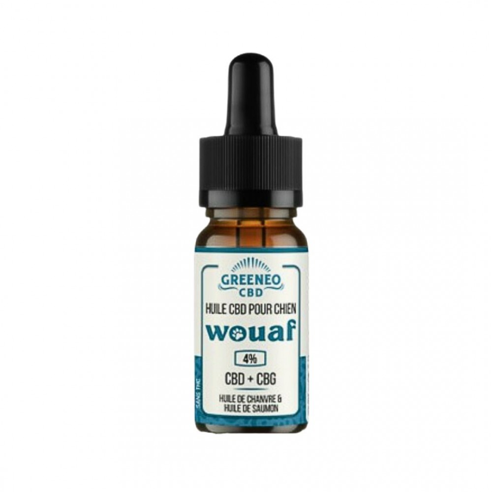 Greeneo Huile CBD+CBG Wouaf 4% 10ml