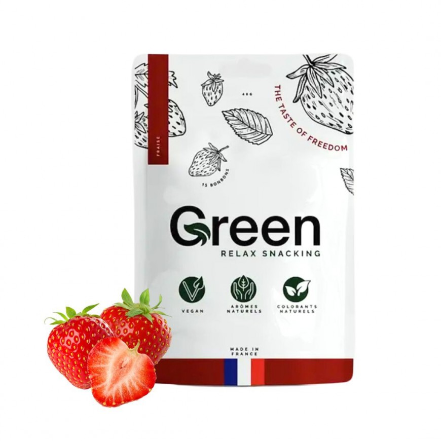 Green Bonbons CBD Fraise