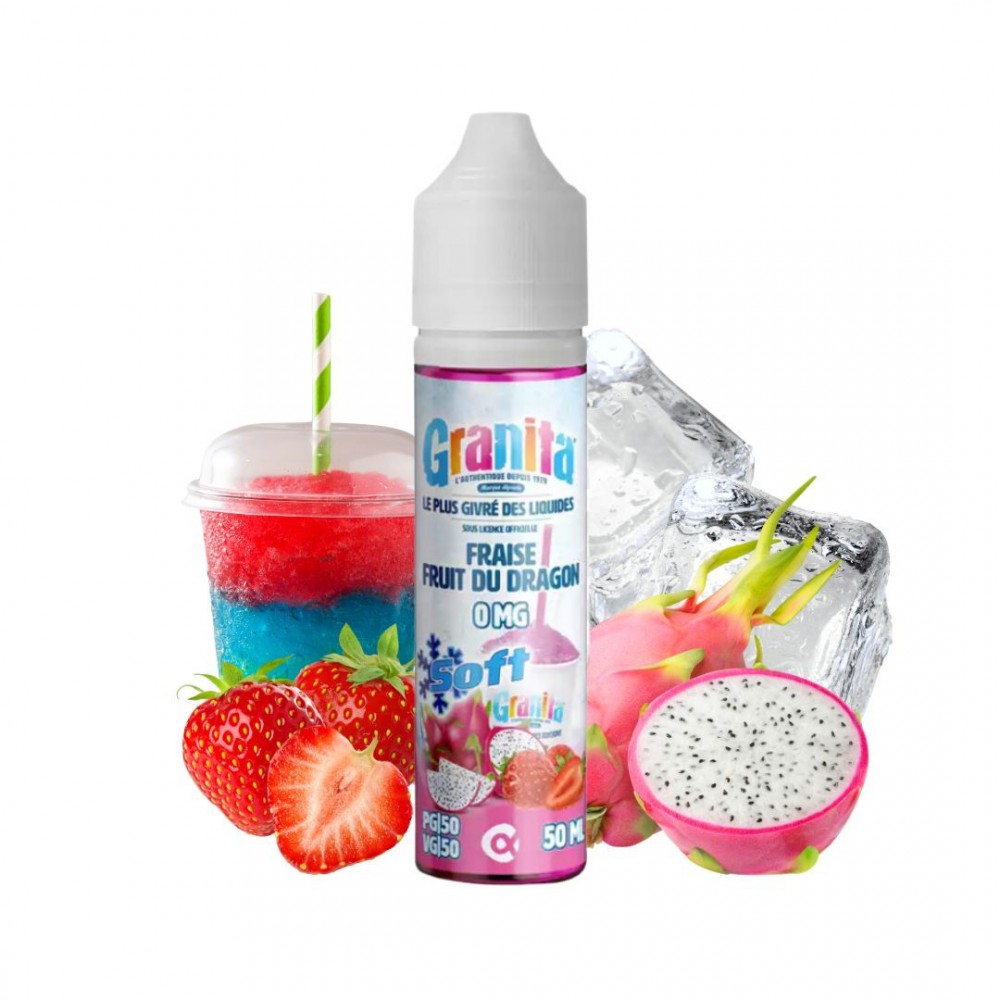 Alfaliquid Granita Soft Fraise Fruit du Dragon 50ml