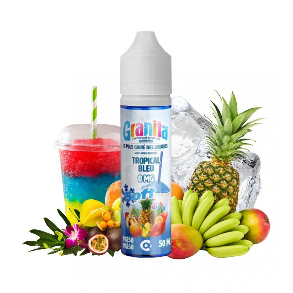 Alfaliquid Granita Soft Tropical Bleu 50ml