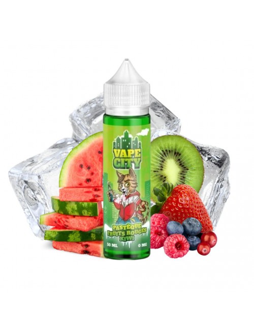 E-Liquide Pastèque Fruits Rouges Kiwi 50ml - Vape City