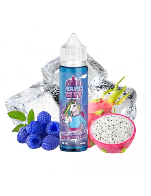 E-Liquide Framboise Bleue Fruit du Dragon 50ml - Vape City