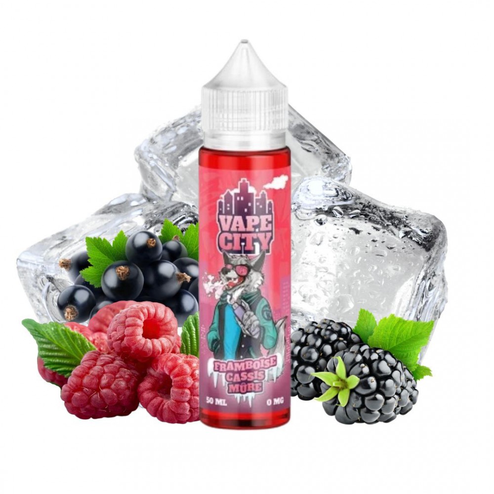 E-Liquide Framboise Cassis Mûre 50ml - Vape City