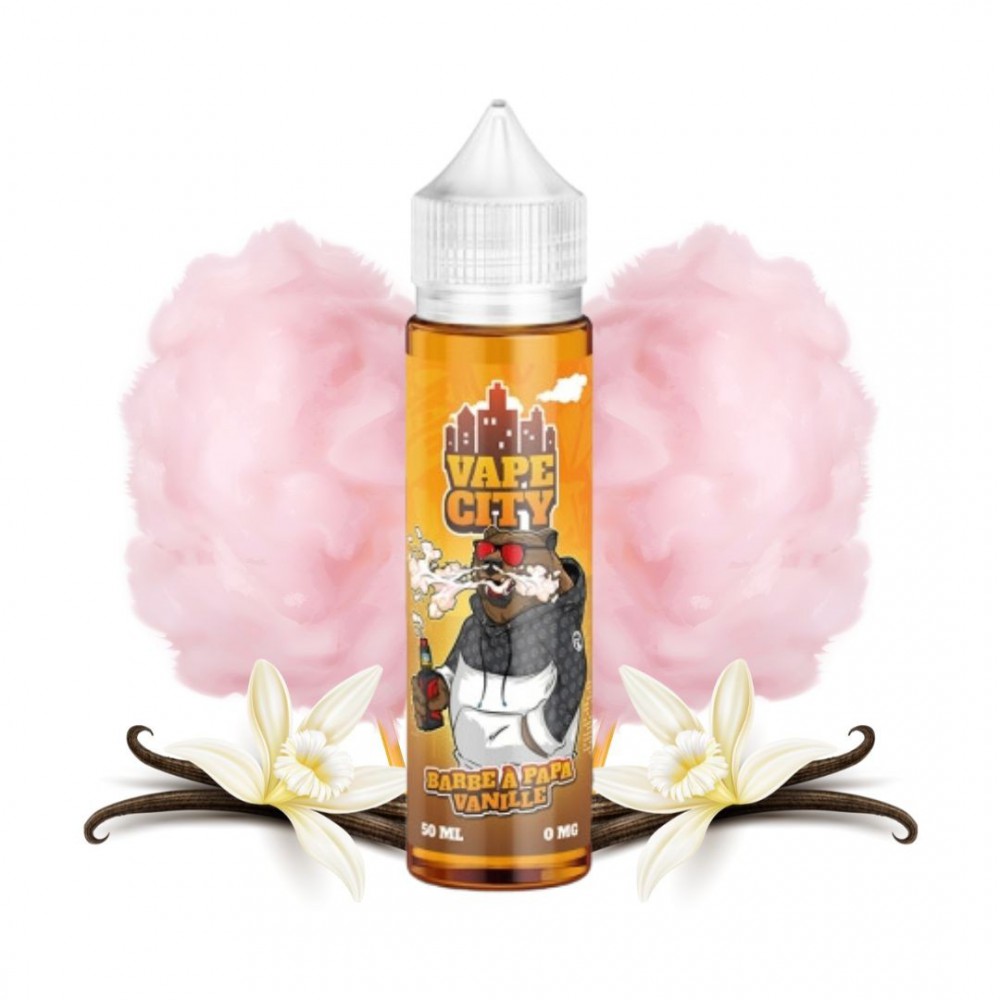 E-Liquide Barbe à Papa Vanille 50ml - Vape City