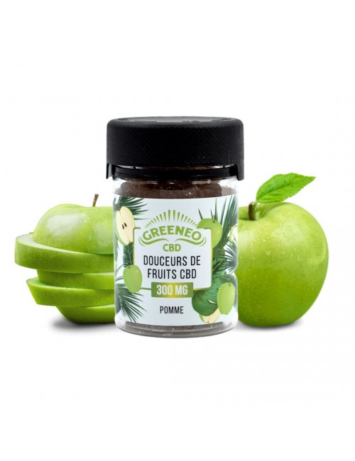 Douceurs de Fruits CBD 300mg Pomme - Greeneo