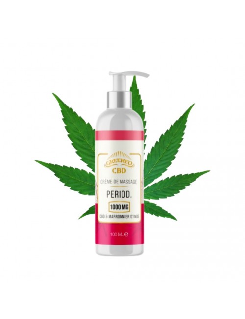 Crème de Massage CBD Period 100ml - Greeneo