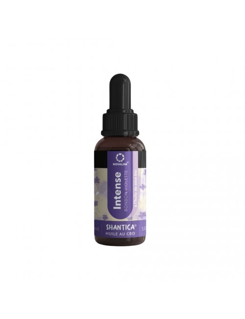 Huile de CBD Intense Bonbon Violette 10% 10ml - Novaloa