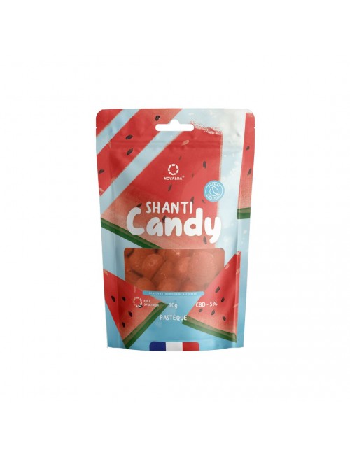 Bonbons au CBD Shanti Candy Pastèque 10g - Novaloa