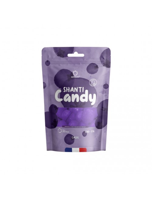 Bonbons au CBD Shanti Candy Cassis 10g - Novaloa