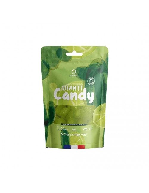 Bonbons au CBD Shanti Candy Cactus Citron Vert 10g - Novaloa