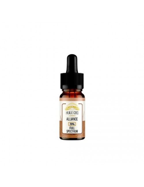 Huile de CBD Alliance 20% 10ml - Greeneo