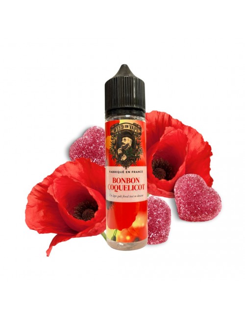 E-Liquide Bonbon Coquelicot 50ml - Weed in Vape