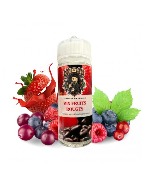 E-Liquide Mix Fruits Rouges 100ml - Weed in Vape