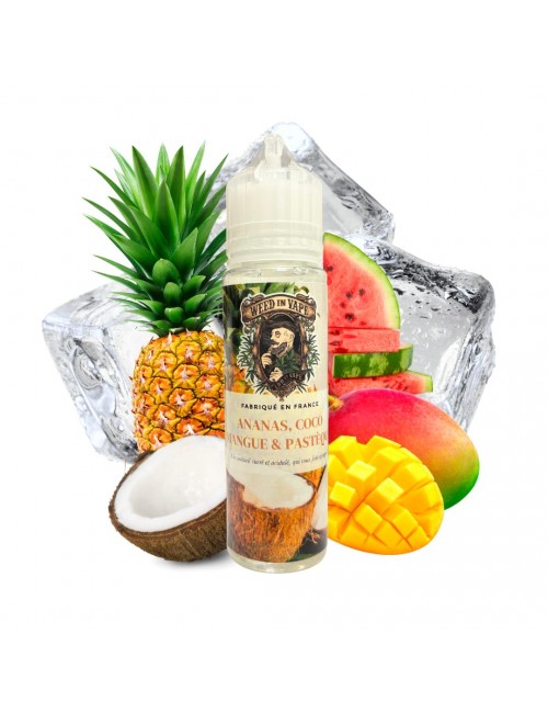 E-Liquide Ananas Coco Mangue Pastèque 50ml - Weed in Vape