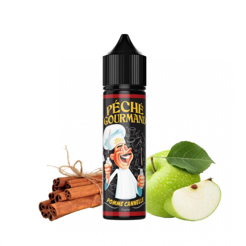 E-Liquide Péché Gourmand Pomme Cannelle 50ml - O'Jlab