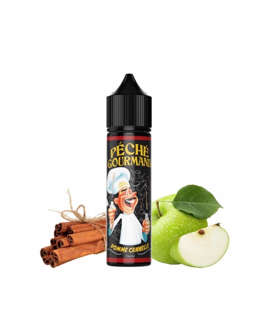 E-Liquide Péché Gourmand Pomme Cannelle 50ml - O'Jlab