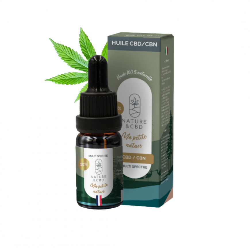 Nature & CBD Huile CBD/CBN 10% 10ml