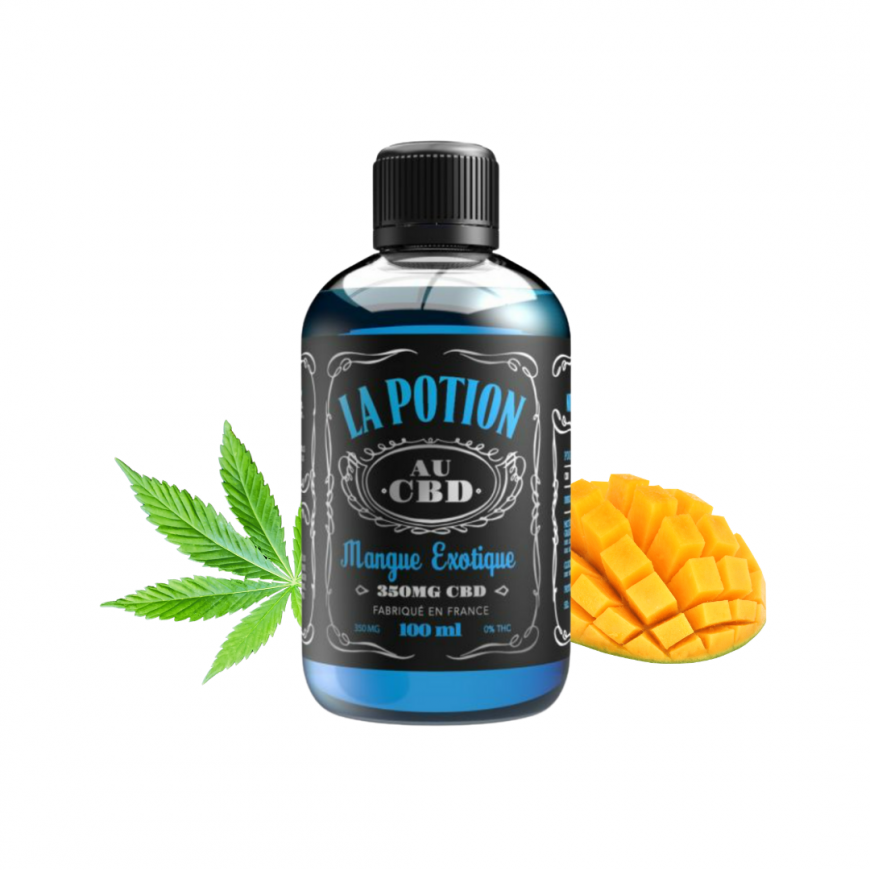 La Potion au CBD Sirop Mangue Exotique 100ml