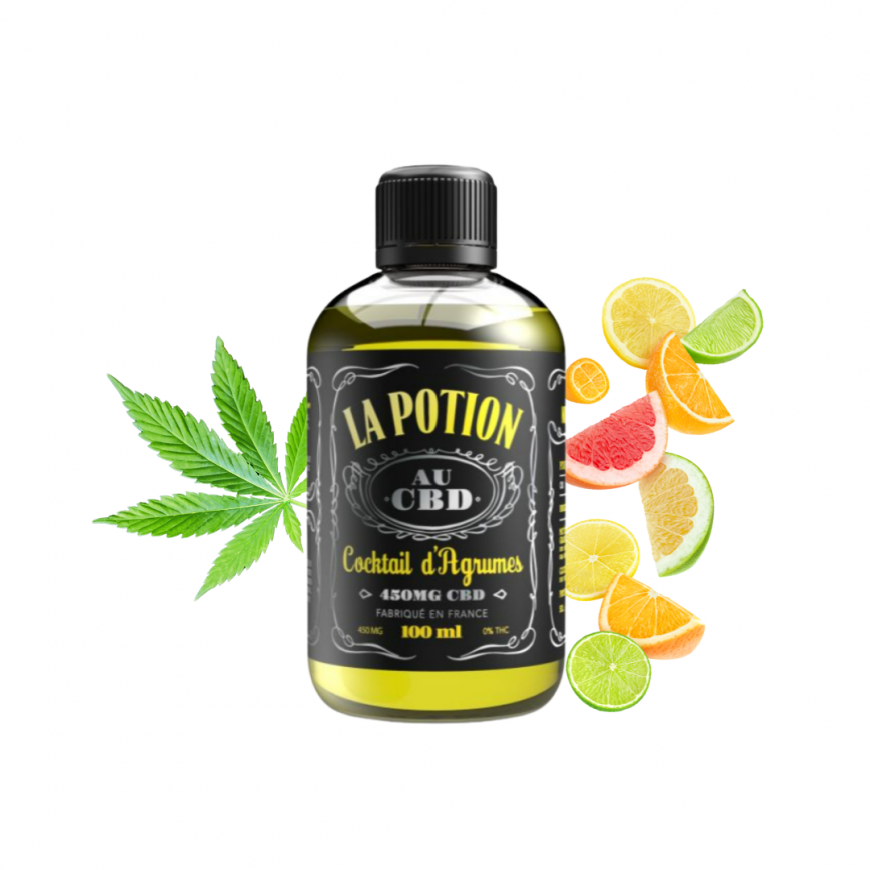 La Potion au CBD Sirop Cocktail d'Agrumes 100ml