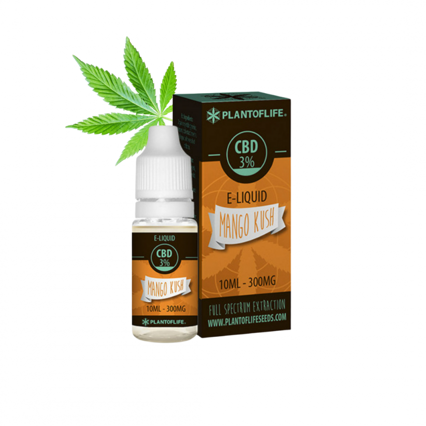 Plant of Life E-liquide au CBD Mango Kush 3% 10ml