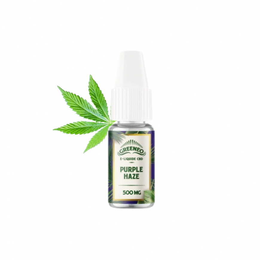 Greeneo E-liquide au CBD Purple Haze 10ml 500mg