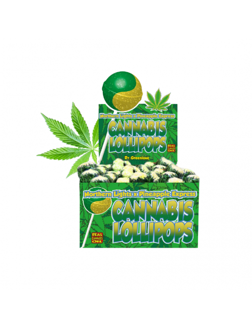 Dr Greenlove Sucette CBD "Northern Lights & Pineapple Express"